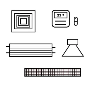 لوازم جانی ، داکت اسپلیت ، پکیج ، کولر گازی و ....