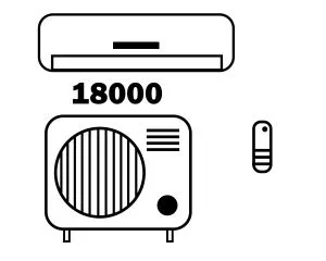 کولر گازی 18000 + گارانتی
