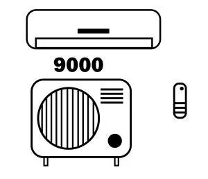 کولر گازی 9000 + گارانتی معتبر