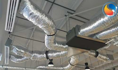 نصب داکت اسپلیت با لوله مسی و کانال فلکسیبل